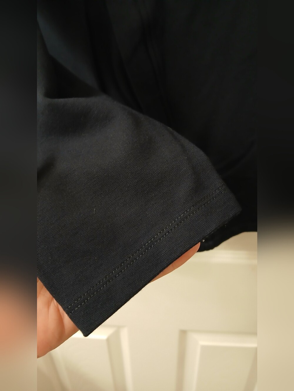 Christopher & Banks Asymmetrical Zip Jacket XL Dark Navy – Knit Utility Style - Picture 7 of 8